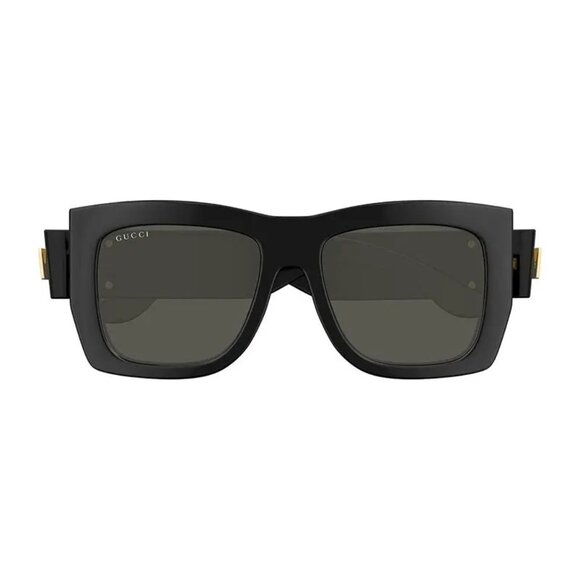 NEW GUCCI SUNGLASSES GG1688S 001 BLACK WOMEN SQUARE EYEWEAR